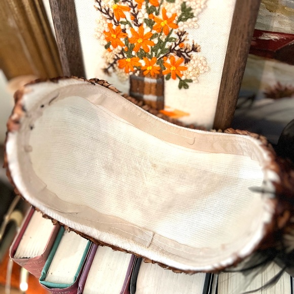 Vintage 1950s Fascinator Hat, Pheasant Feathers, All-Over Feathers, Pin Up - Picture 9 of 9